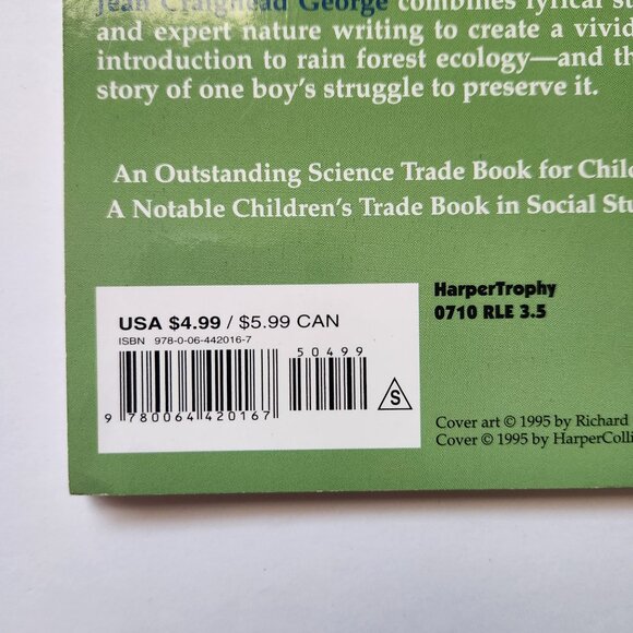 Jean Craighead George "One Day In The Tropical Rain Forest" A Trophy Chapter Boo - Picture 3 of 5